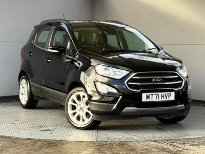 Black Used 2021 Ford Ecosport Titanium SUV | £13,499 (Expensive)