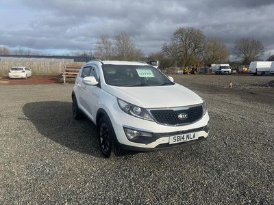 Used Kia Sportage 115 HP (84 kW) 2014 White SUV