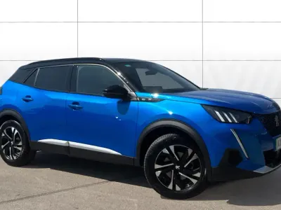 Used Peugeot e-2008 GTi 100 kW (136 HP) 2023 Blue SUV