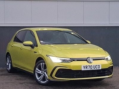 Used VW Golf VII R-line 150 HP (110 kW) 2020 Yellow Hatchback