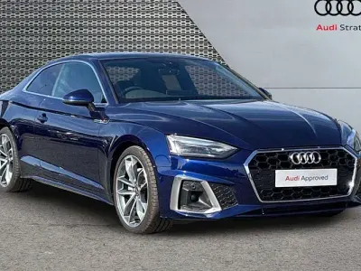 Used Audi A5 S-Line 204 HP (150 kW) 2023 Blue Coupe