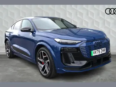 Used Audi Q6 e-tron Advanced 280 kW (382 HP) 2025 Blue SUV