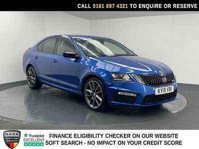 Used Skoda Octavia vRS 245 HP (180 kW) 2019 Blue Hatchback