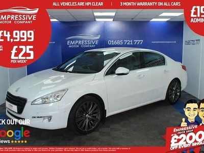 White Used 2014 Peugeot 508 GT Sedan | £4,999 (A bit pricey)