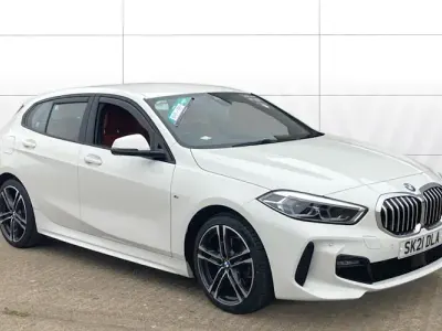 Used BMW 118 M Sport 136 HP (100 kW) 2021 White Hatchback