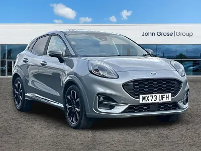 Begagnad Ford Puma ST-Line X 2023 Silver SUV
