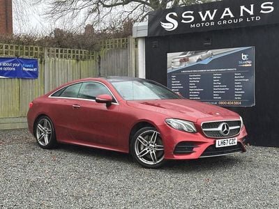 Red Used 2017 Mercedes E400 AMG Line Premium Coupe | £16,995