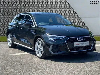Used Audi A3 e-tron S-Line 200 HP (147 kW) 2024 Black Hatchback