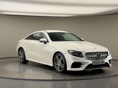 Diamond white Used 2020 Mercedes E300 AMG line Coupe | £23,150