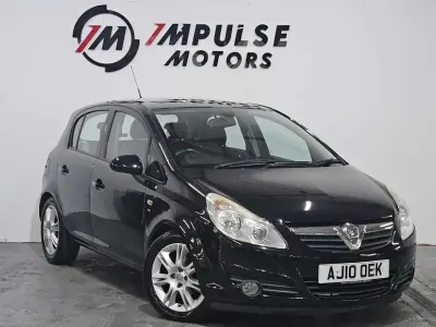 Used Vauxhall Corsa 100 HP (73 kW) 2010 Black Hatchback