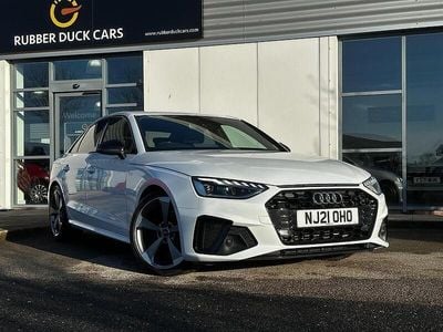 White Used 2021 Audi A4 Black Edition Sedan | £17,989 (Fair price)