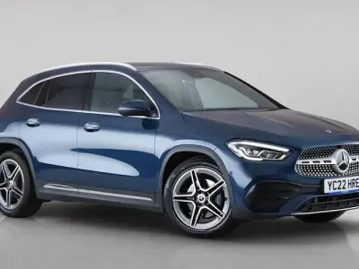 Used Mercedes GLA200 AMG line 163 HP (119 kW) 2022 Blue SUV