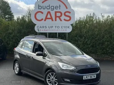 Used Ford Grand C-Max Zetec 125 HP (91 kW) 2017 Grey MPV