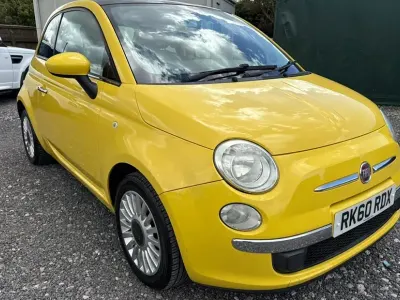 Gebraucht Fiat 500 Lounge 69 PS (50 kW) 2010 Gelb Kleinwagen