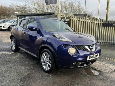Usado Nissan Juke Acenta Premium 115 HP (84 kW) 2015 Azul SUV