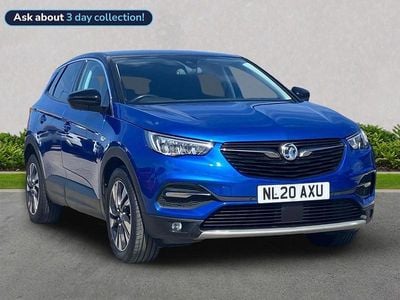 Used Vauxhall Grandland X SRi 130 HP (95 kW) 2020 Blue SUV