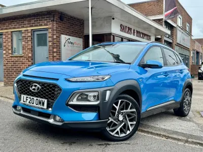 Used Hyundai Kona Premium SE 141 HP (103 kW) 2020 Blue SUV