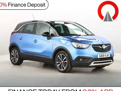 Used Vauxhall Crossland X Elite 81 HP (59 kW) 2018 Blue SUV