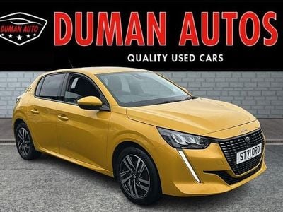 Used Peugeot 208 Allure 100 HP (73 kW) 2021 Yellow Hatchback