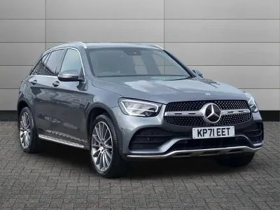 Begagnad Mercedes GLC220 AMG Line Premium 191 HK (140 kW) 2022 Grå SUV