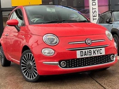 Pink Used 2019 Fiat 500 Lounge Hatchback | £7,999 (Fair price)