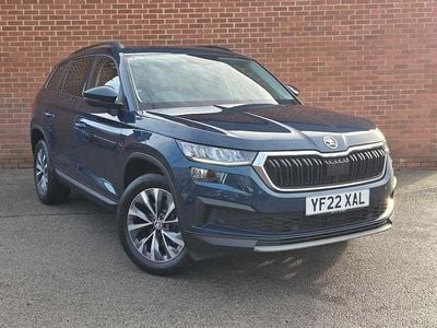 Blue Used 2022 Skoda Kodiaq SE Drive SUV | £22,820 (Fair price)