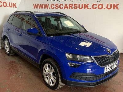 Used Skoda Karoq SE Technology 116 HP (85 kW) 2020 Blue SUV