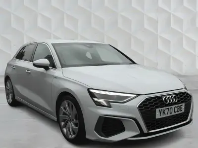 Used Audi A3 Sportback S-Line 150 HP (110 kW) 2024 White Hatchback