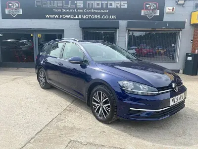 Used VW Golf VII SE 115 HP (84 kW) 2019 Blue Estate