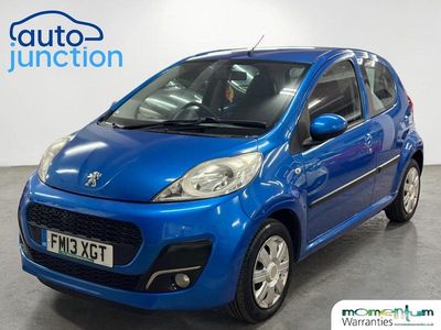 Begagnad Peugeot 107 Active 2013 Blå Halvkombi
