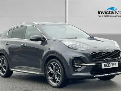 Used Kia Sportage GT-Line 136 HP (100 kW) 2019 Grey SUV