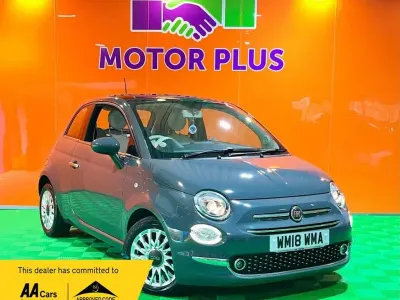 Used Fiat 500 Lounge 69 HP (50 kW) 2018 Grey Hatchback