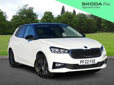Candy white black magic pearl effect Used 2022 Skoda 110 R Colour Edition Hatchback | £14,195 (Fair price)