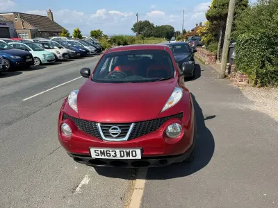 Used Nissan Juke Visia 110 HP (80 kW) 2014 Red SUV