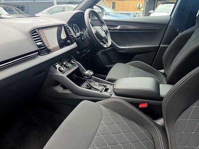 Used Skoda Karoq SportLine 150 HP (110 kW) 2022 Silver SUV