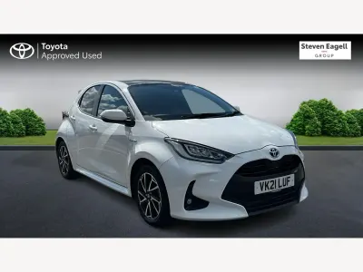 Usata Toyota Yaris Hybrid Design 2021 Bianco Utilitaria