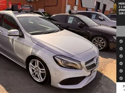 Used Mercedes A200 AMG line 136 HP (100 kW) 2015 Silver Hatchback
