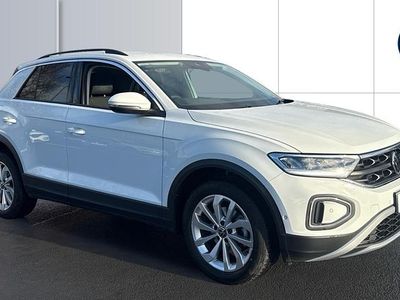 White Used 2023 VW T-Roc Life SUV | £18,794 (Fair price)