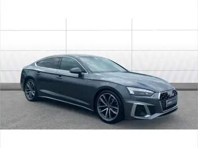 Usado Audi A5 Sportback S-Line 161 HP (118 kW) 2021 Cinzento Citadino