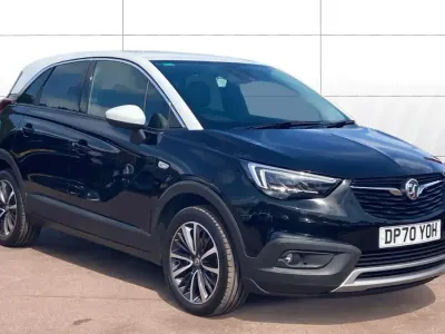 Used Vauxhall Crossland X Elite 110 HP (80 kW) 2020 Black SUV