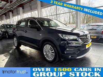Used Vauxhall Grandland X Sport 130 HP (95 kW) 2019 Grey SUV