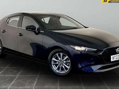 Blue Used 2022 Mazda 3 Hatchback | £16,495 (Fair price)