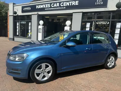 Used VW Golf VII Match 147 HP (108 kW) 2015 Blue Hatchback