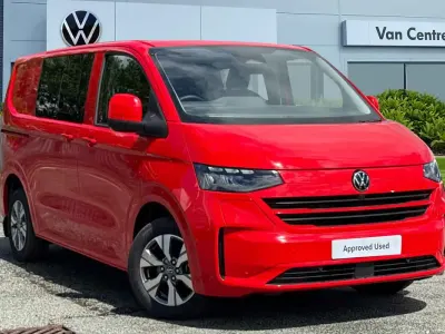 New VW T7 Pro 64 kW (88 HP) 2025 Red Van