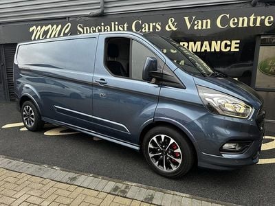 Blue Used 2018 Ford Transit Custom Sport | £17,999 (A bit pricey)