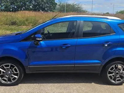 Used Ford Ecosport Titanium X 2015 Metallic electric blue SUV