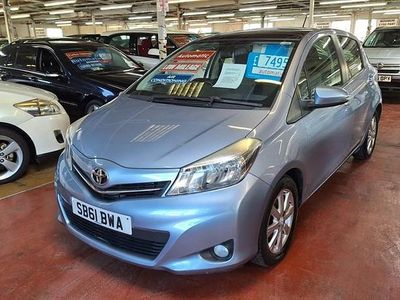 Used Toyota Yaris 101 HP (74 kW) 2012 Blue Hatchback