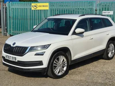 Used Skoda Kodiaq SE L 150 HP (110 kW) 2018 White SUV