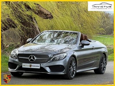 Used Mercedes C300 AMG line 245 HP (180 kW) 2017 Grey Cabriolet