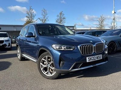 Blue Used 2022 BMW X3 xLine SUV | £31,321 (Fair price)